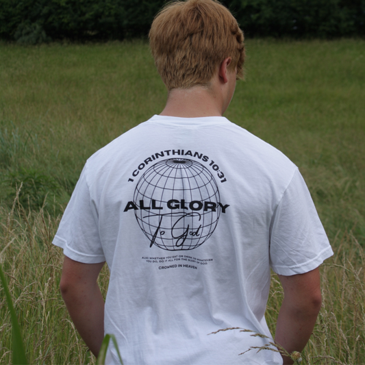 All Glory to God Tee - White