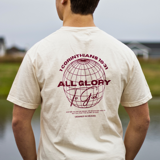 All Glory to God Tee - Ivory